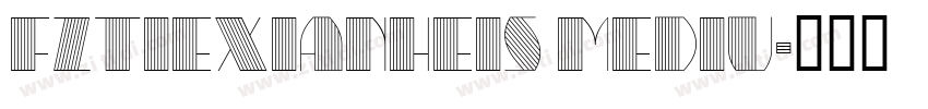 FZTieXianHeiS Mediu字体转换
